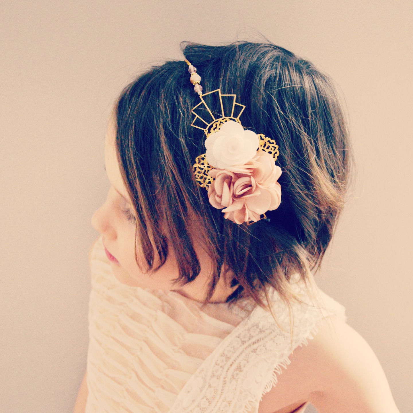 accessoire cheveux mariage enfant
