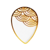 Estampe goutte dorée