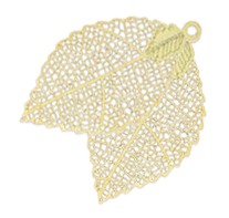 Estampe petite feuille double