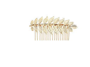 Personnalisez votre peigne à cheveux 1 broche OR ROSE
