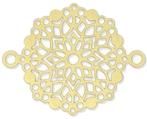 Mini rosace dorée