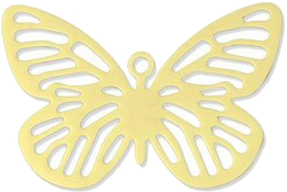 papillon doré haut