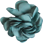 Fleur bleu gris