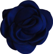 fleur bleu marine