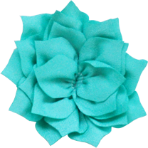 Fleur lotus turquoise