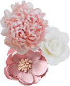 bouquet rose pâle 