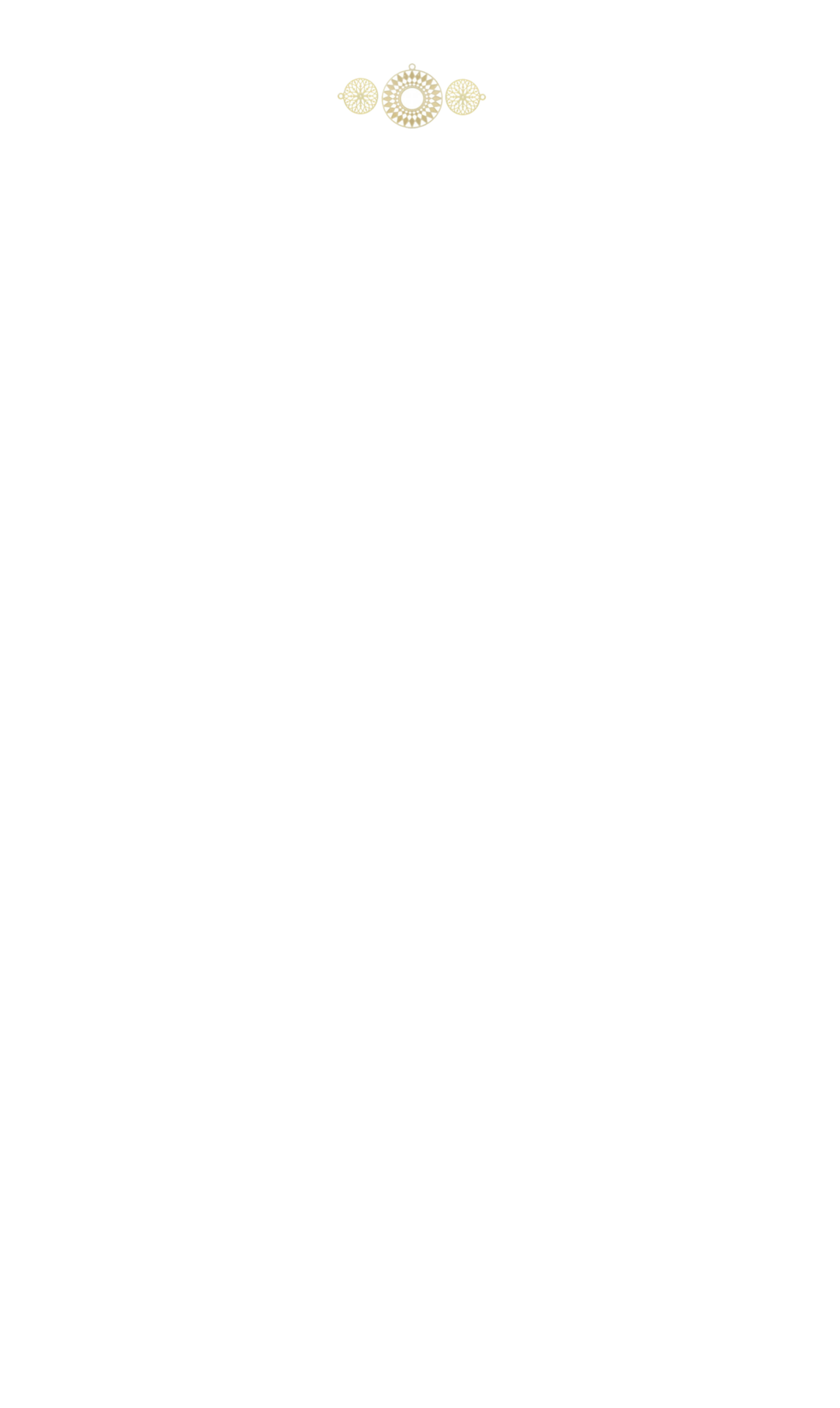 attrape rêve doré haut x 3