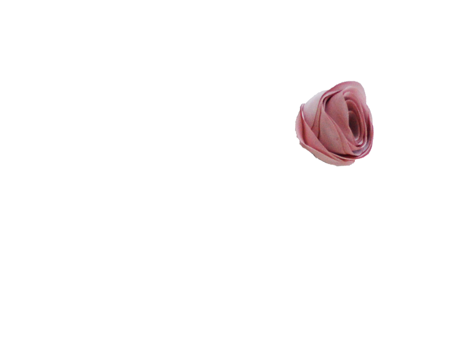 Bouton rose vieux rose