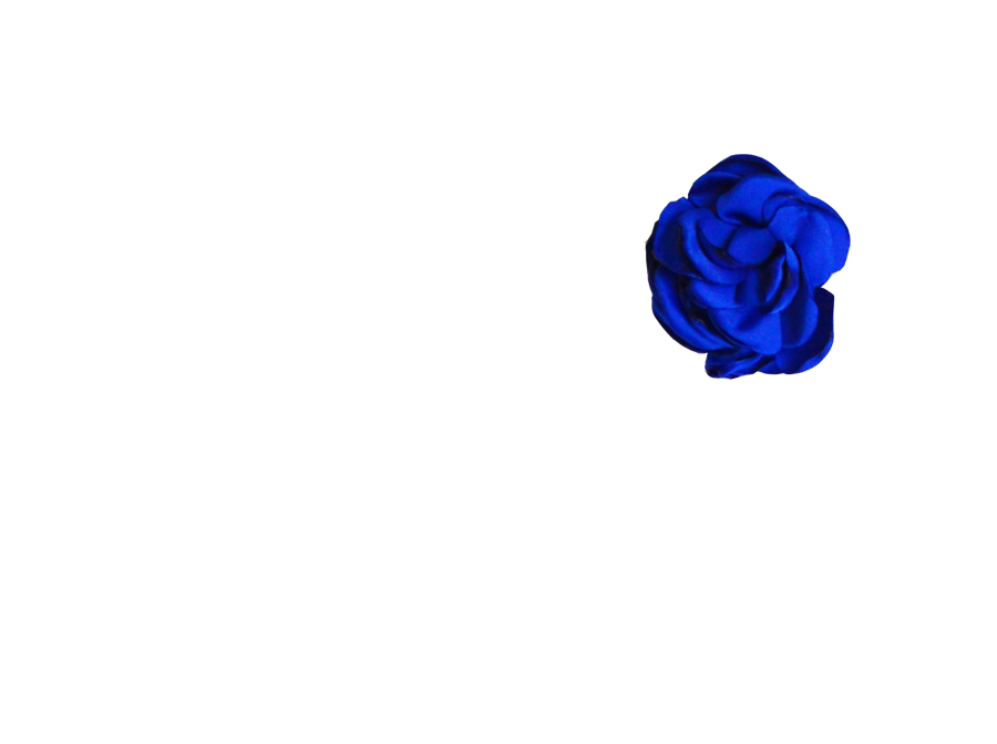 Fleur bleu roi