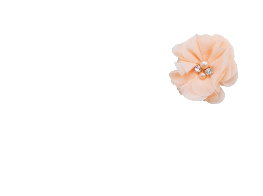 Fleur stras pêche