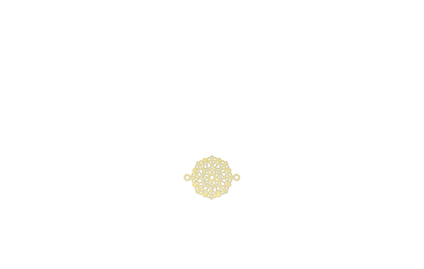 Mini rosace dorée