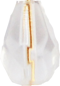 perle goutte cristal bas petit pendentif