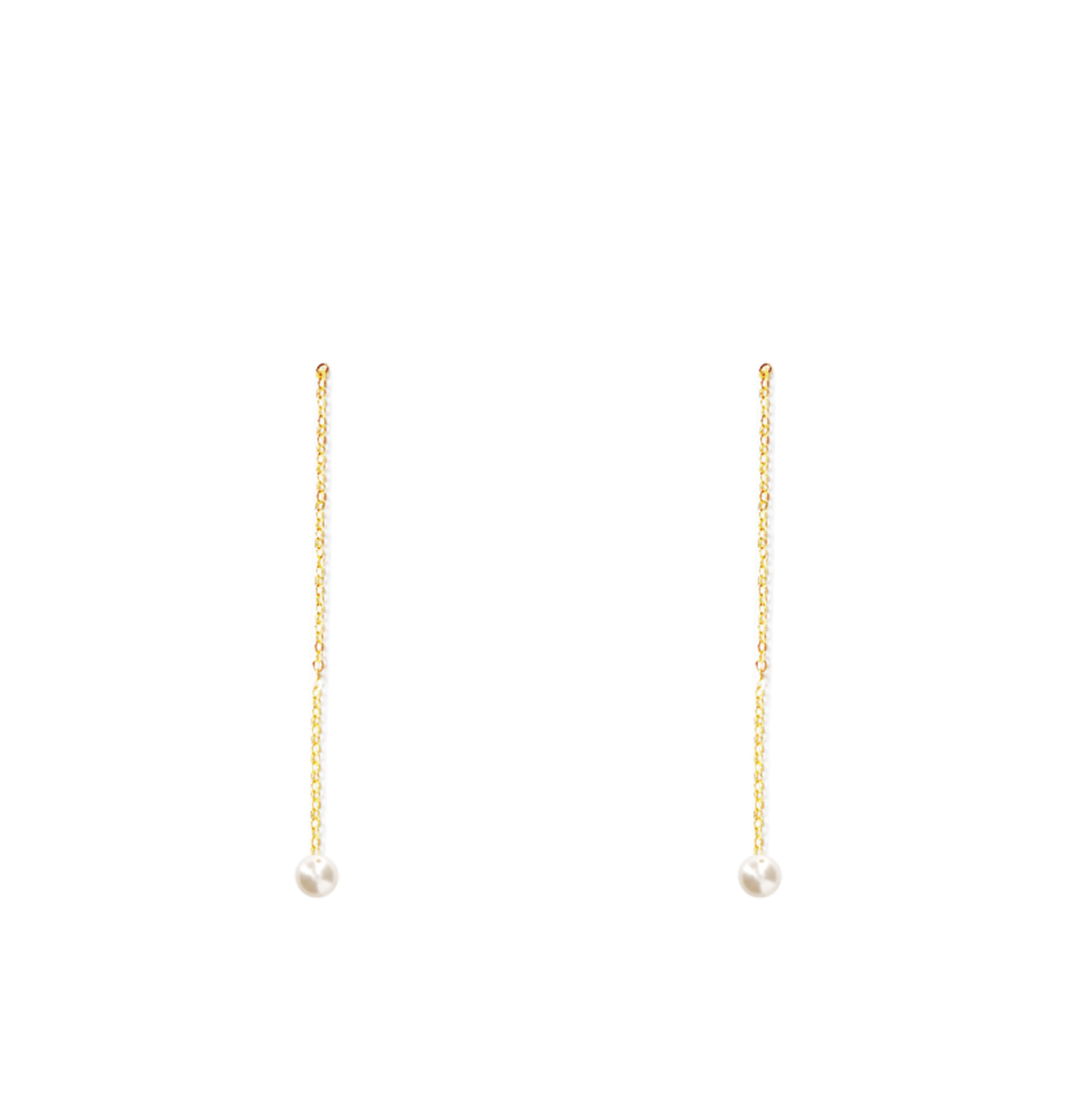 perles longues bas nacrée 6 mm blanc naturel