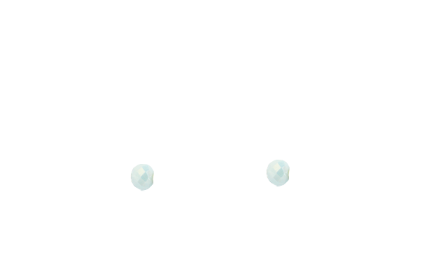 Perles vertes gouttes d'eau