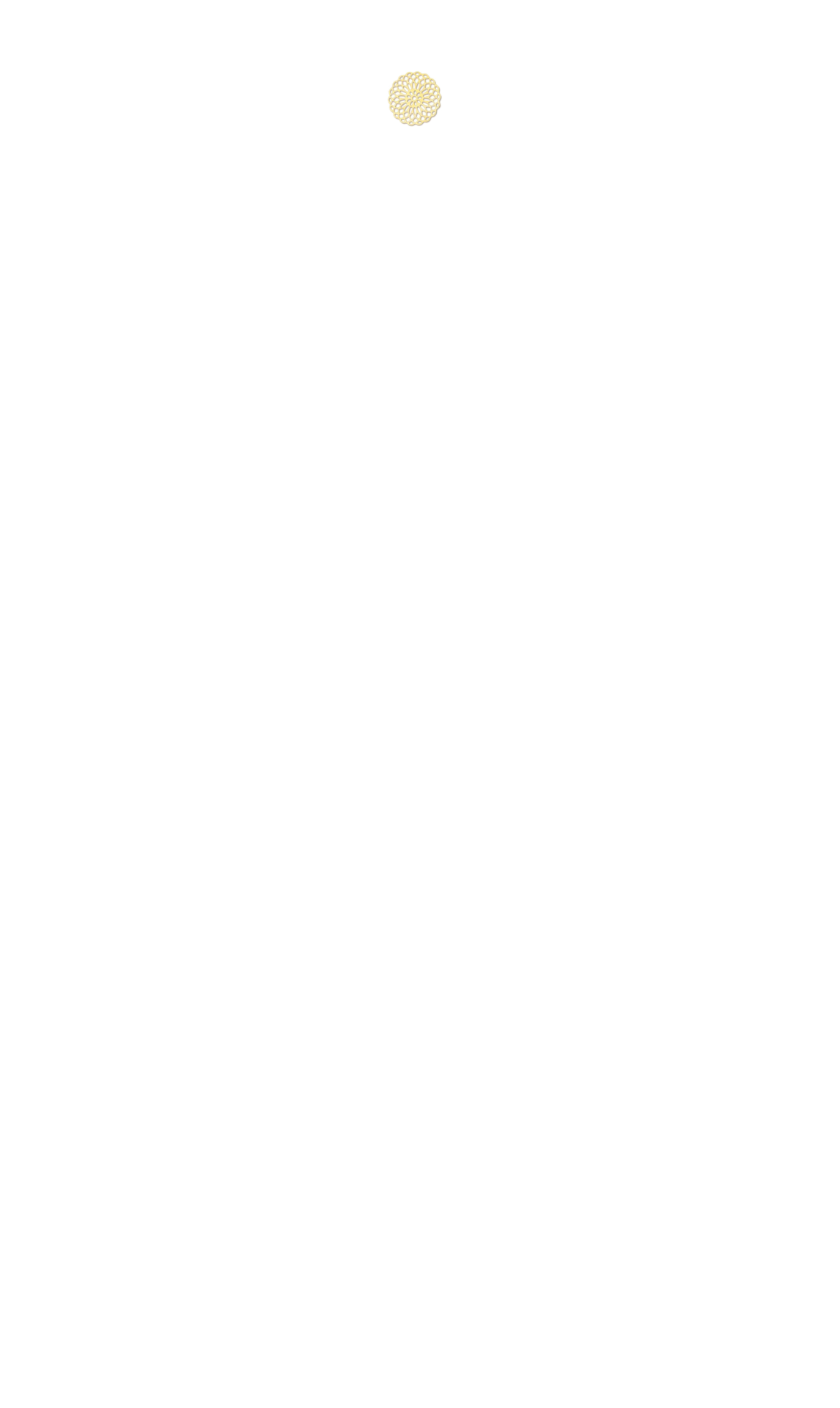 rosace dorée haut
