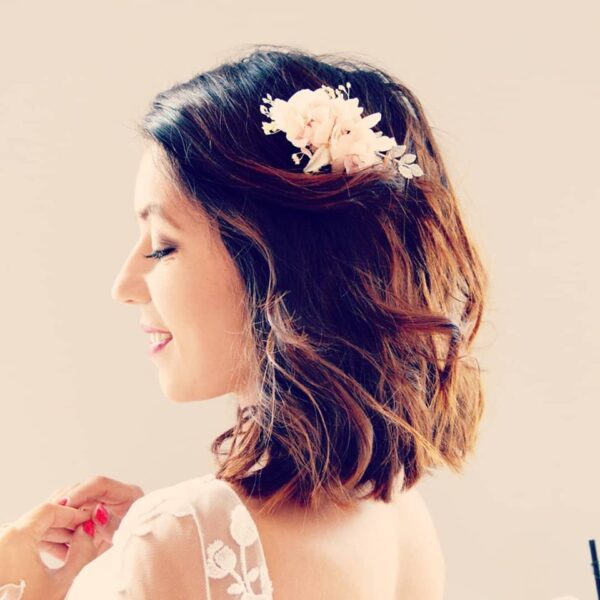 Broche cheveux fleur 2025 mariage