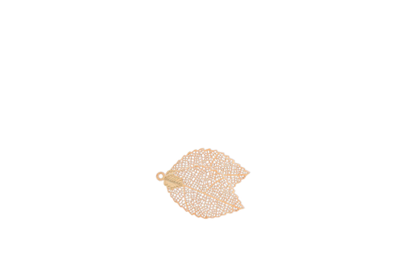 Estampe petite feuille double