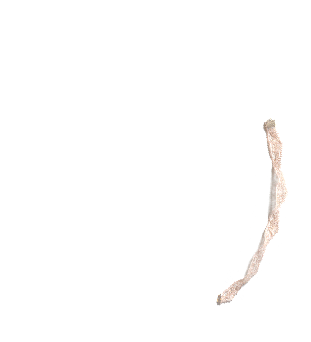 dentelle rose poudré