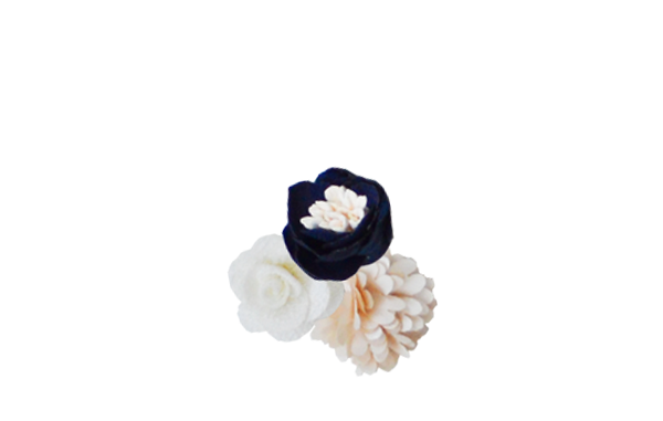 bouquet bleu marine 