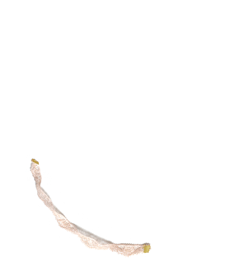 dentelle rose poudré