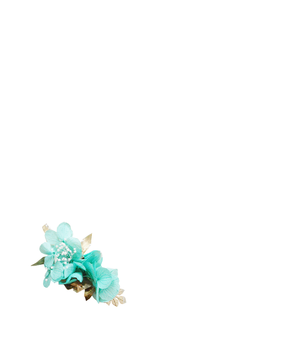 hortensia turquoise