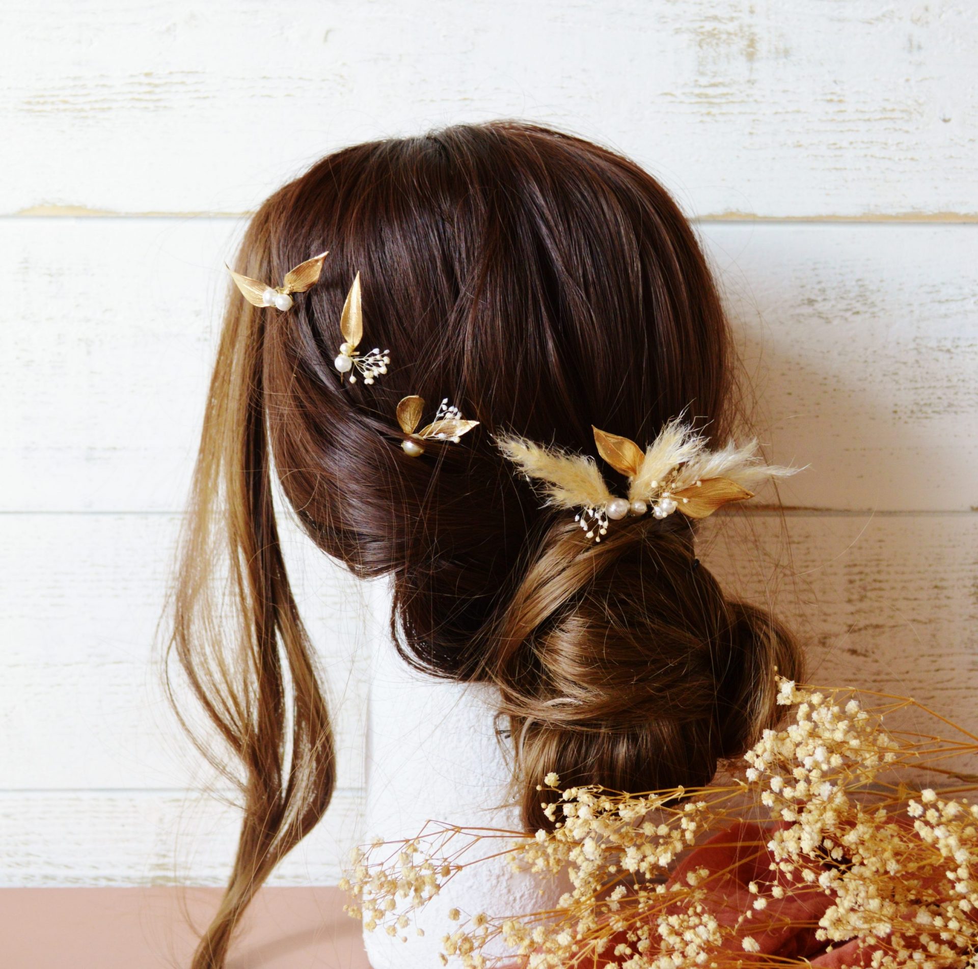 Accessoire cheveux clearance chignon mariage