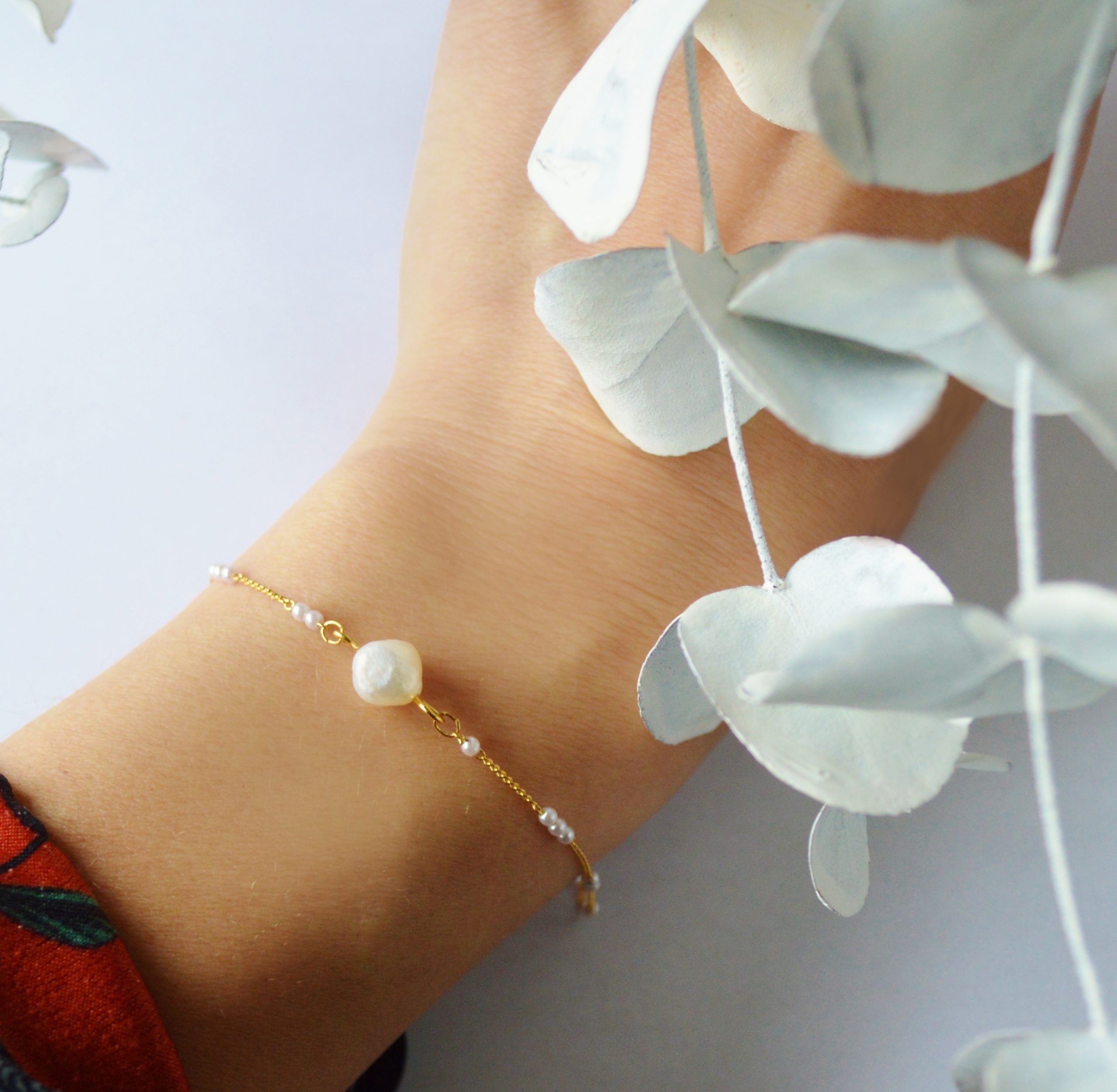 Bracelet perle d'eau douce et fines perles - bijoux bohèmes Cérémonie