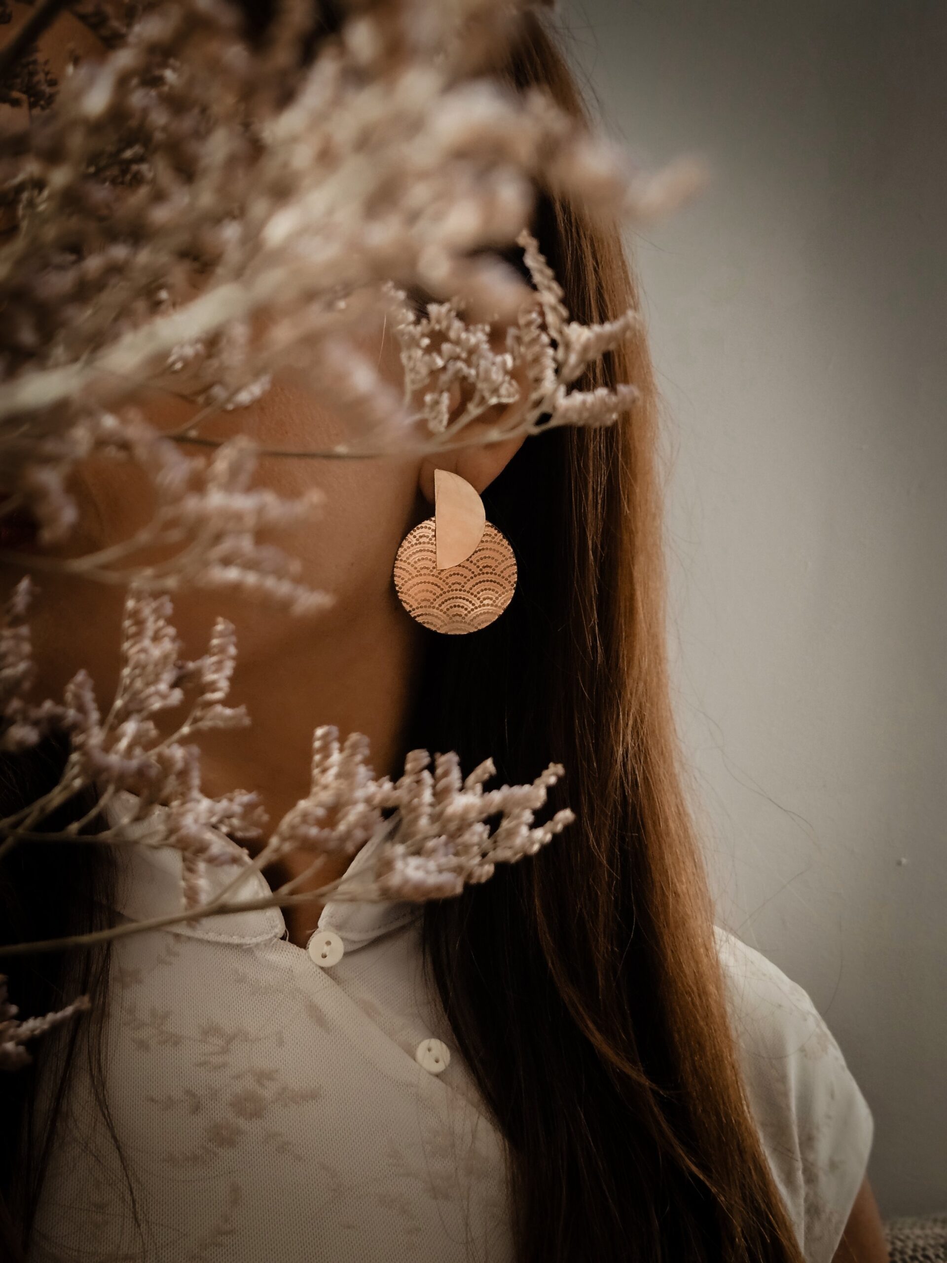1000069754.jpg Boucles d'oreilles géométriques à motifs japonais - Nami – Image 4