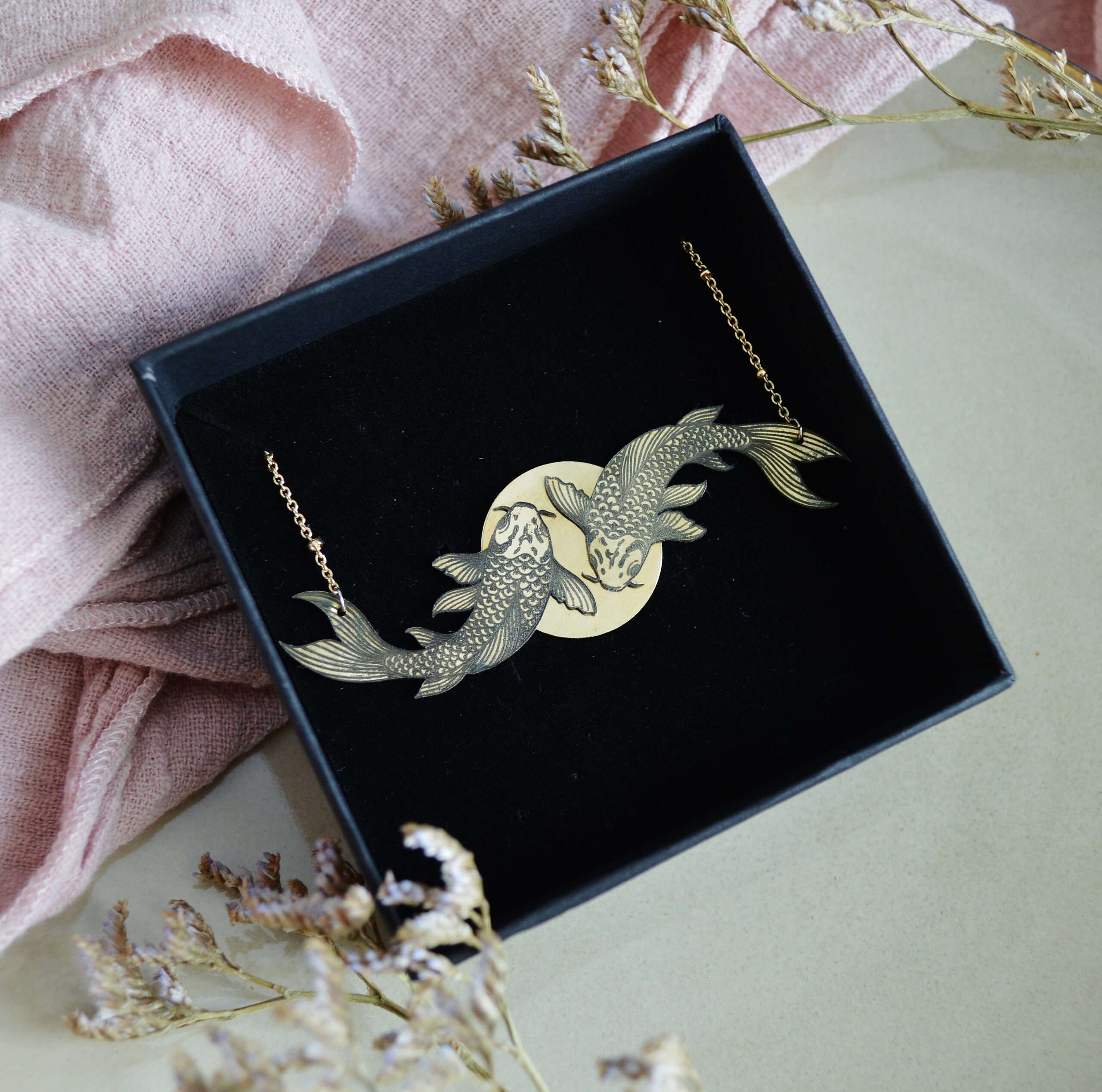 DSC_1093 Collier esprit asiatique à carpes japonaises - Danse des koïs – Image 6